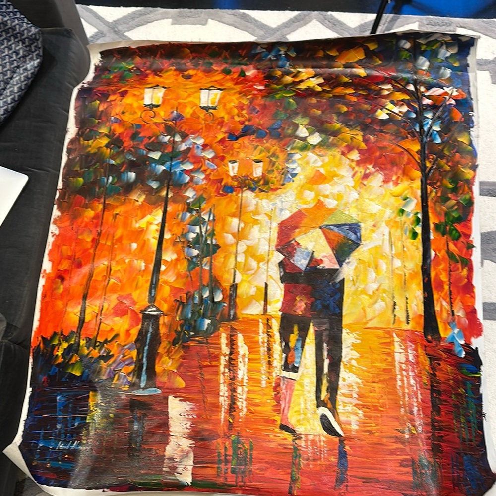 Signed Leonid Afremov painting